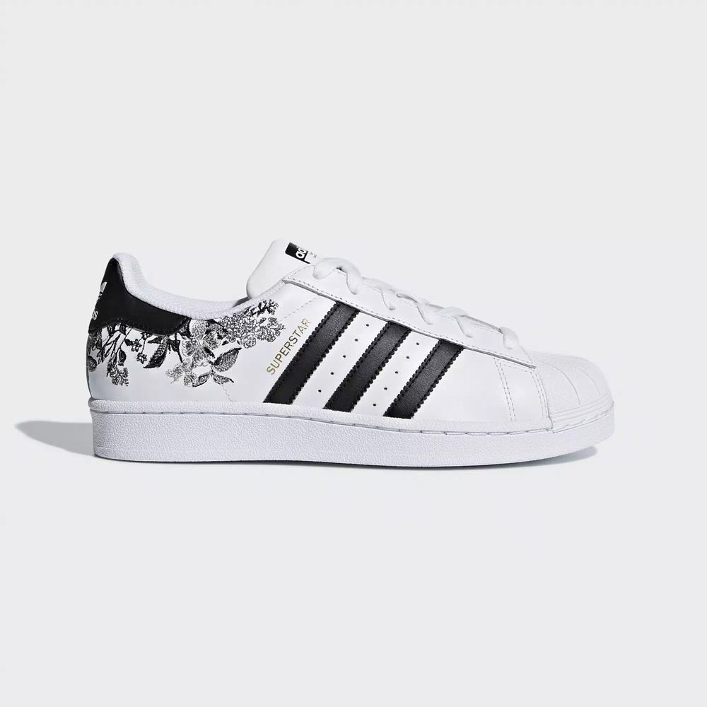 Adidas Superstar Tenis Blancos Para Mujer (MX-95384)